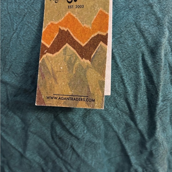 Turquoise Embroidered Women's Top - Picture 5 of 7